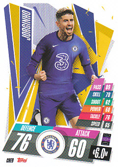 Jorginho Chelsea 2020/21 Topps Match Attax CL #CHE09